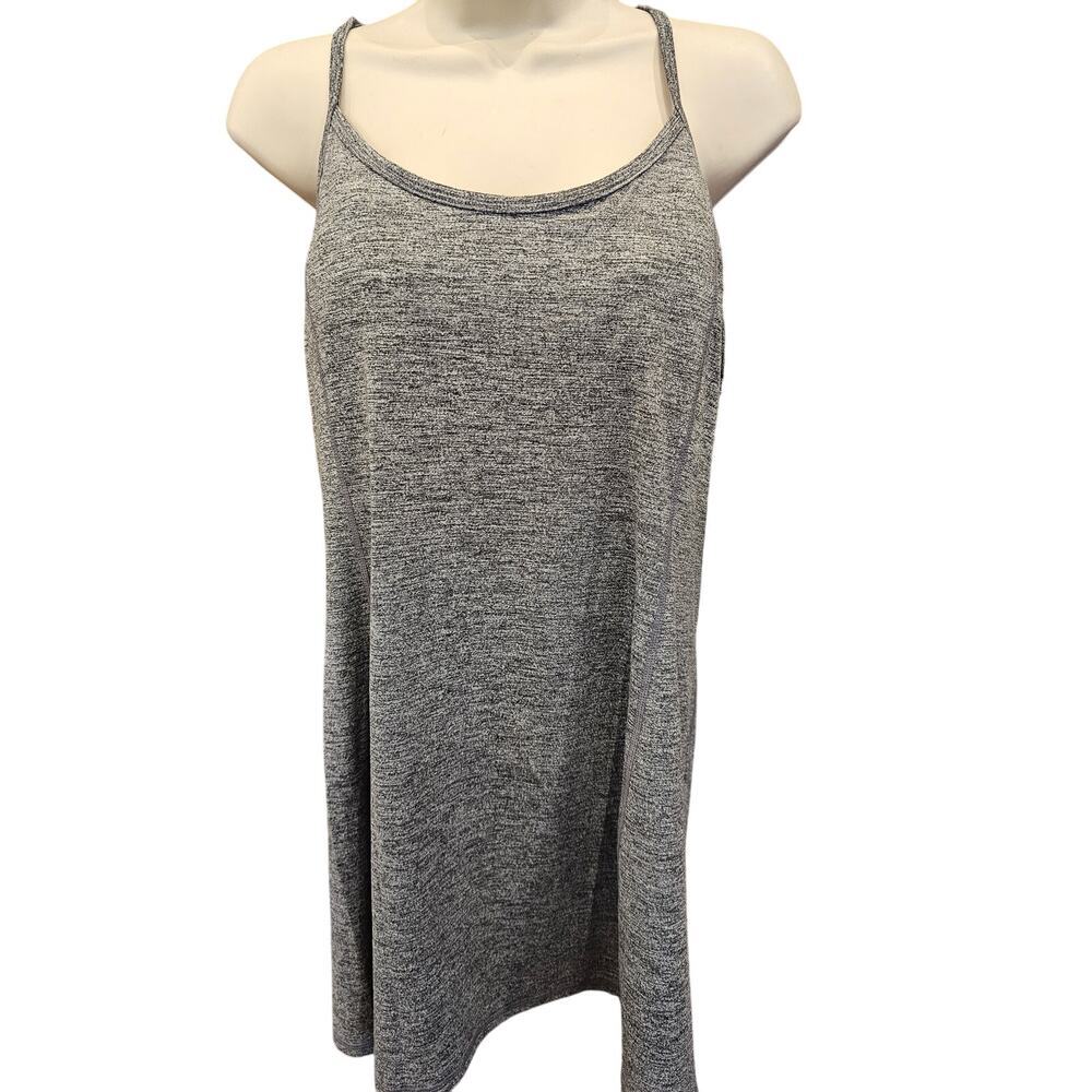NWT calvin klein performance wicking sz L active dress built in bra grey casaul
